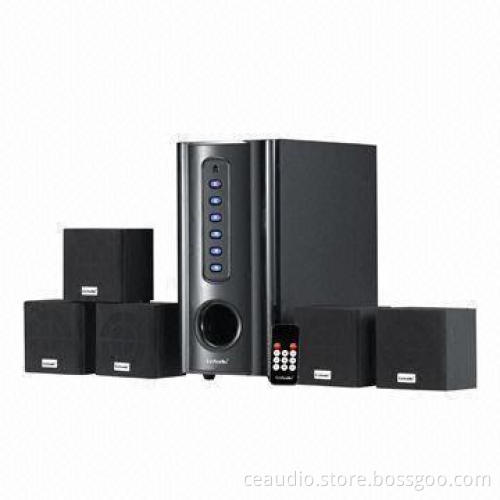 5.1-ch Computer Speakers with 10/5W x 5 Output Computer Woofer and 40Hz to 18KHz Frequency Response